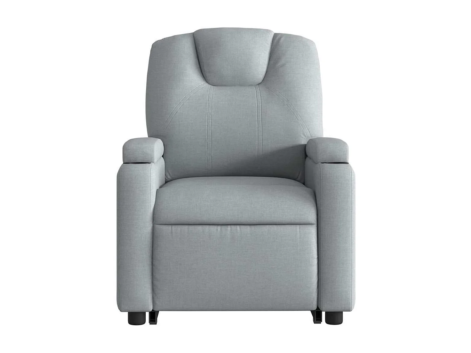 Fauteuil inclinable-Chaise de relax-Fauteuil TV Gris clair Tissu SHL5054