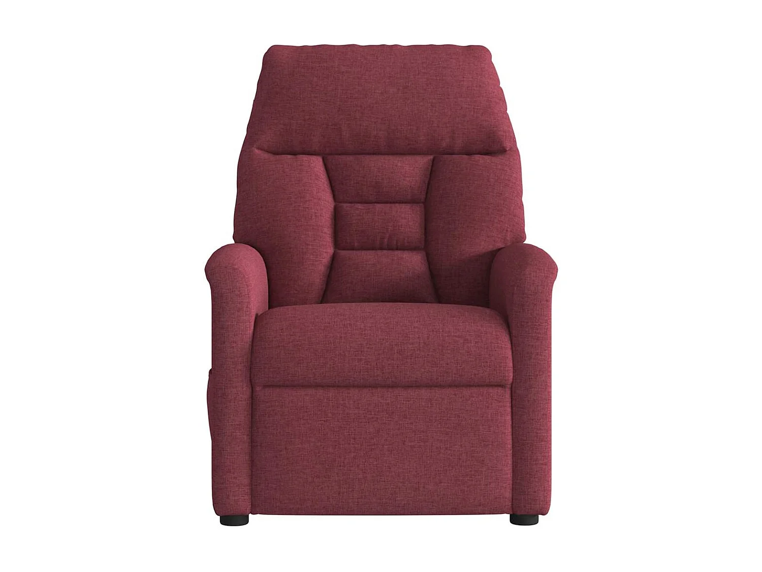 Fauteuil inclinable-Chaise de relax-Fauteuil TV Rouge bordeaux Tissu SHL3933