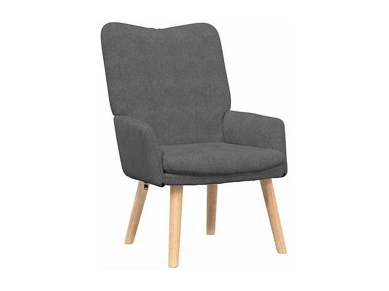 Sillón de relax | Silla Relax | Sillón de salón Gris oscuro 63x67x94 cm tela SHL8498