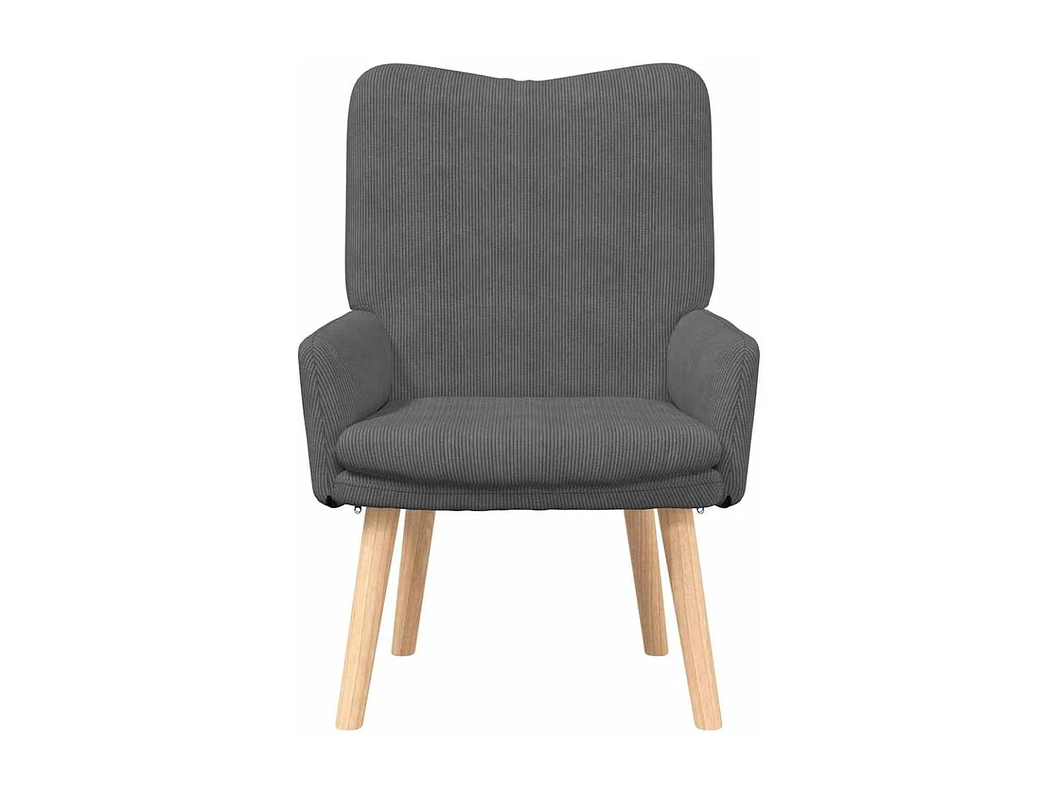 Poltrona | Cadeira de Sala | Cadeira Relaxante Cinzento escuro 63x67x94 cm tecido SHL353234