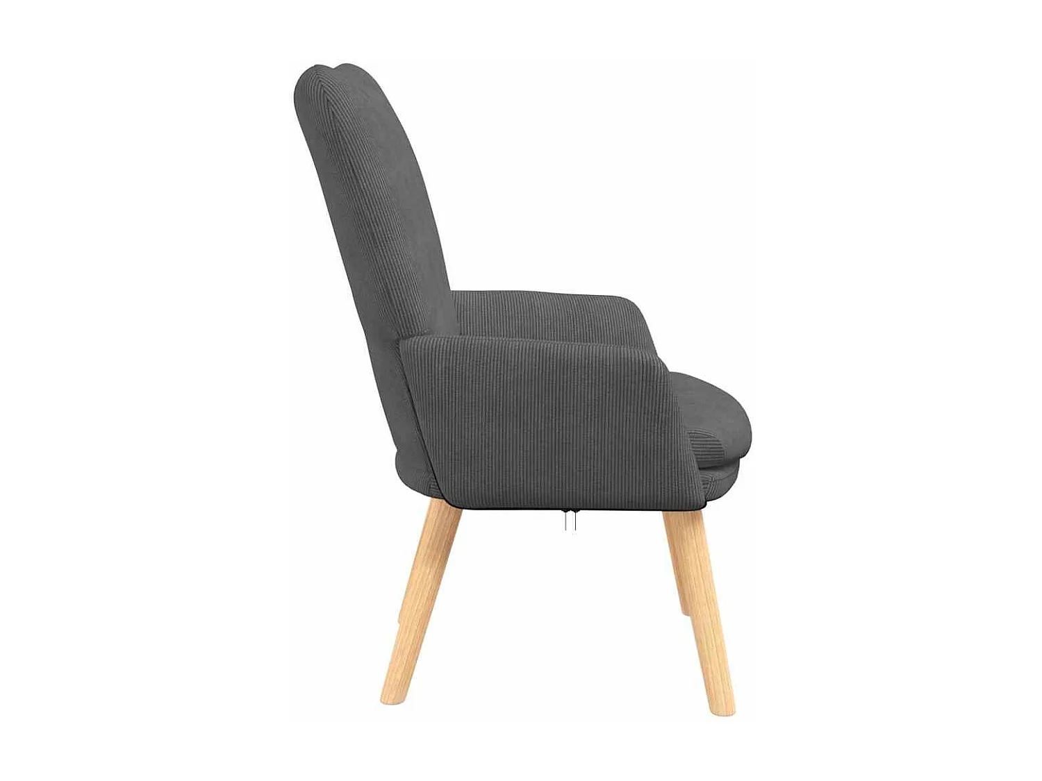 Poltrona | Cadeira de Sala | Cadeira Relaxante Cinzento escuro 63x67x94 cm tecido SHL353234