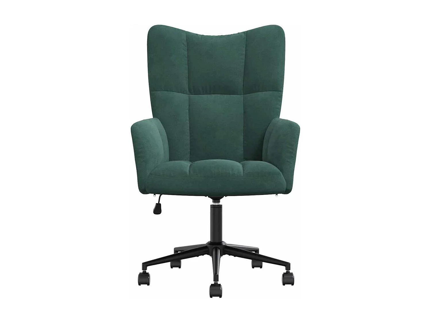 Chaise de relaxation-Fauteuil de bureau Vert foncé Velours SHL1567