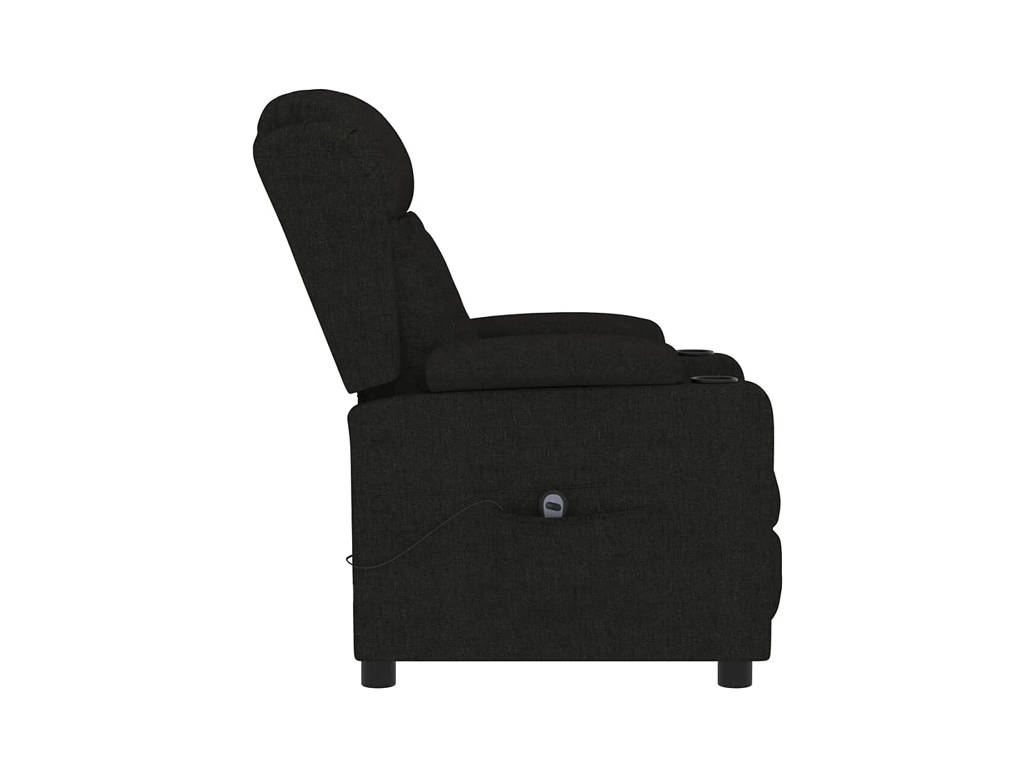 Sillón de relax | Silla | Sillón reclinable eléctrico de tela negro SHL3717