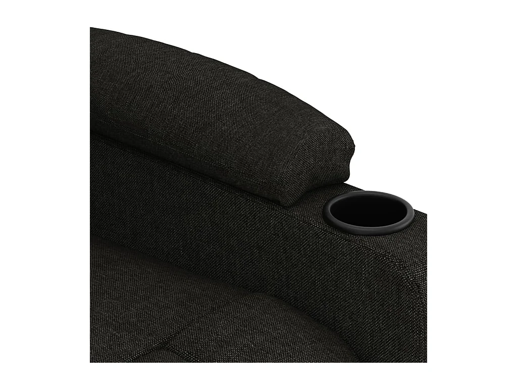 Sillón de relax | Silla | Sillón reclinable eléctrico de tela negro SHL3717
