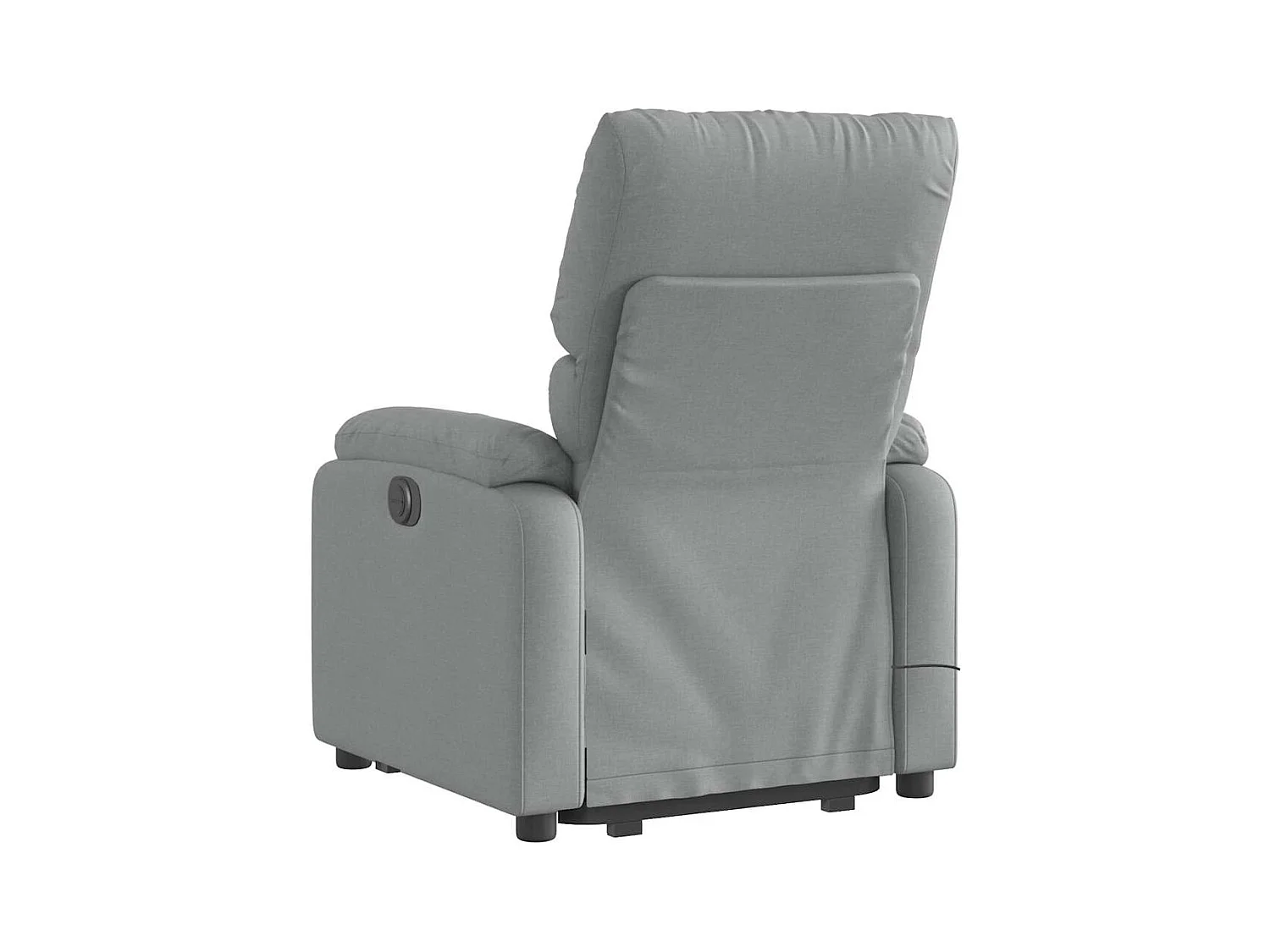 Fauteuil inclinable-Chaise de relax-Fauteuil de Massage Gris clair Tissu SHL973