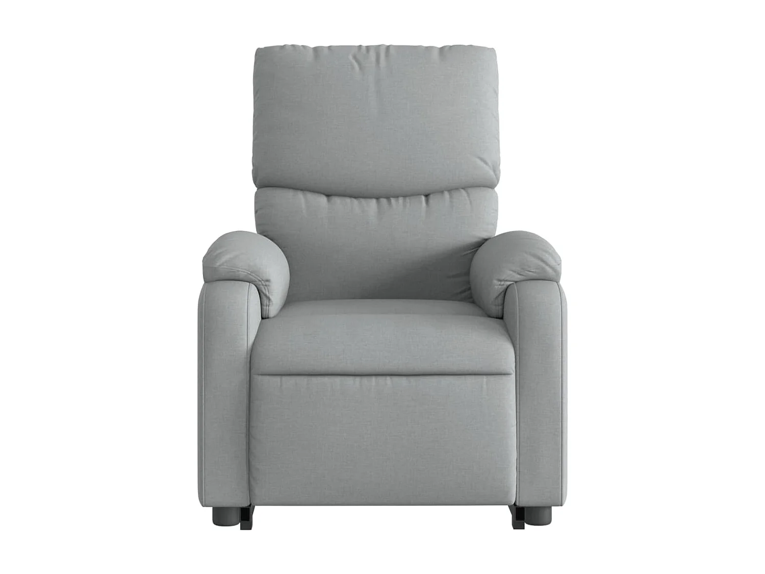 Fauteuil inclinable-Chaise de relax-Fauteuil de Massage Gris clair Tissu SHL973