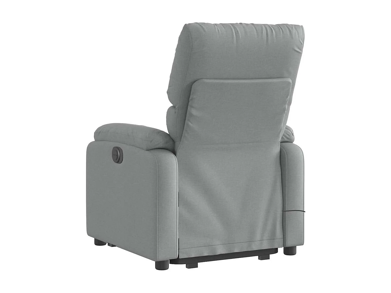 Fauteuil inclinable-Chaise de relax-Fauteuil de Massage Gris clair Tissu SHL973