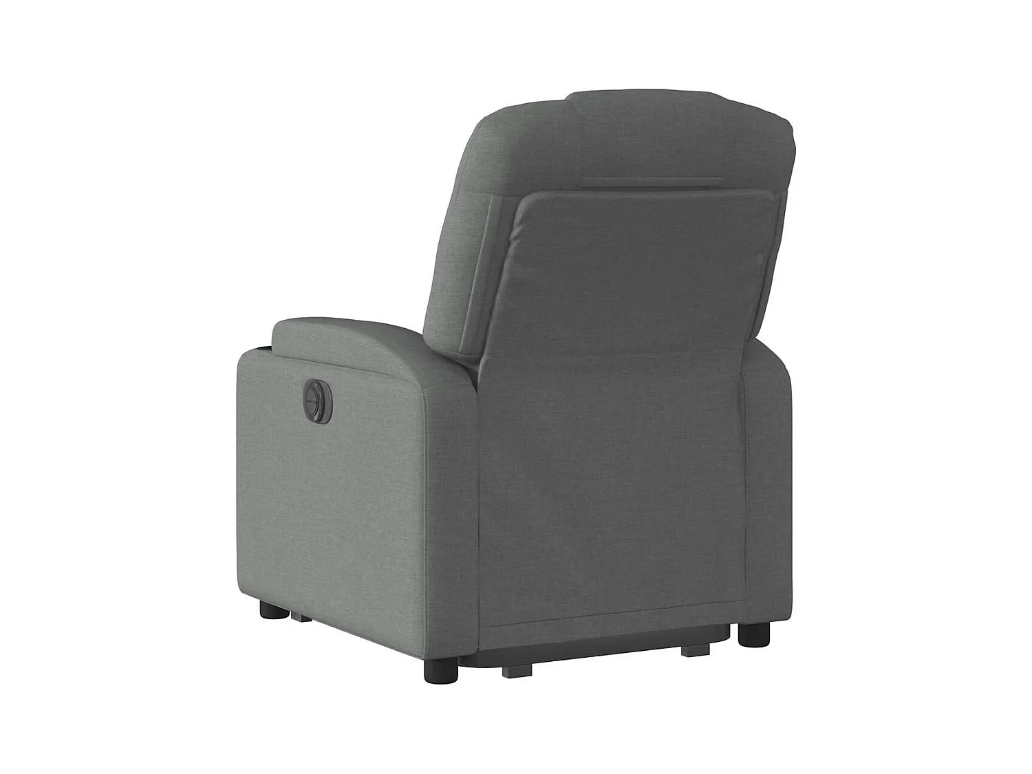 Sillón de relax | Silla | Sillón reclinable elevable de tela gris oscuro SHL4057