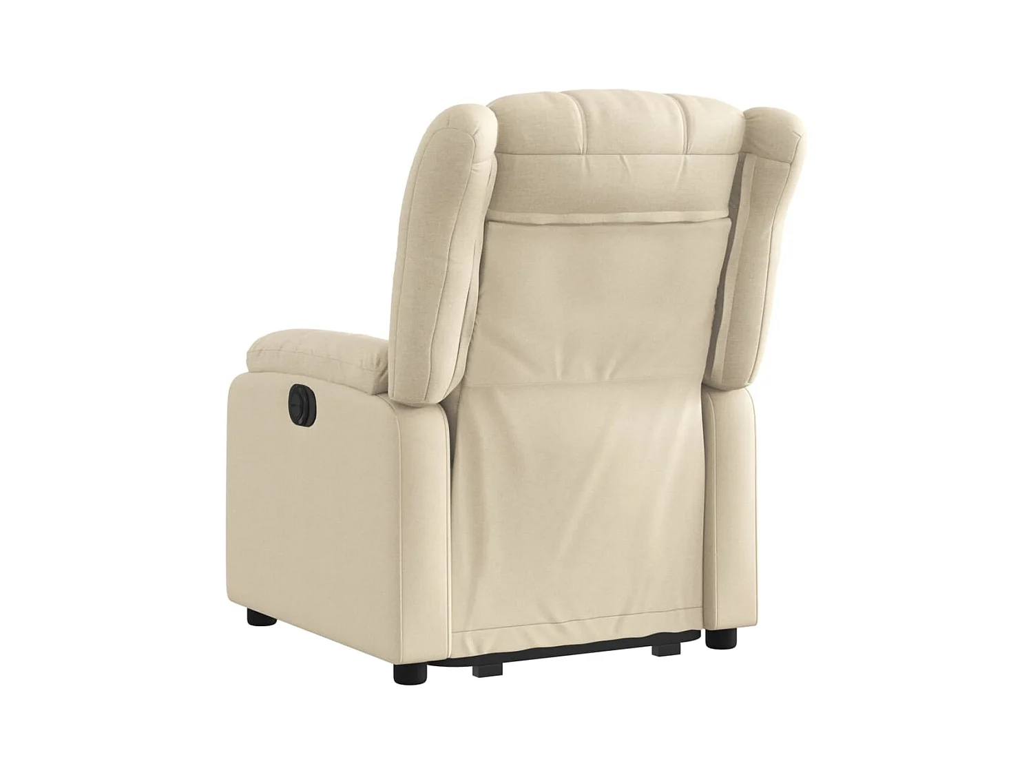 Fauteuil inclinable-Chaise de relax-Fauteuil salon Crème Tissu SHL1428
