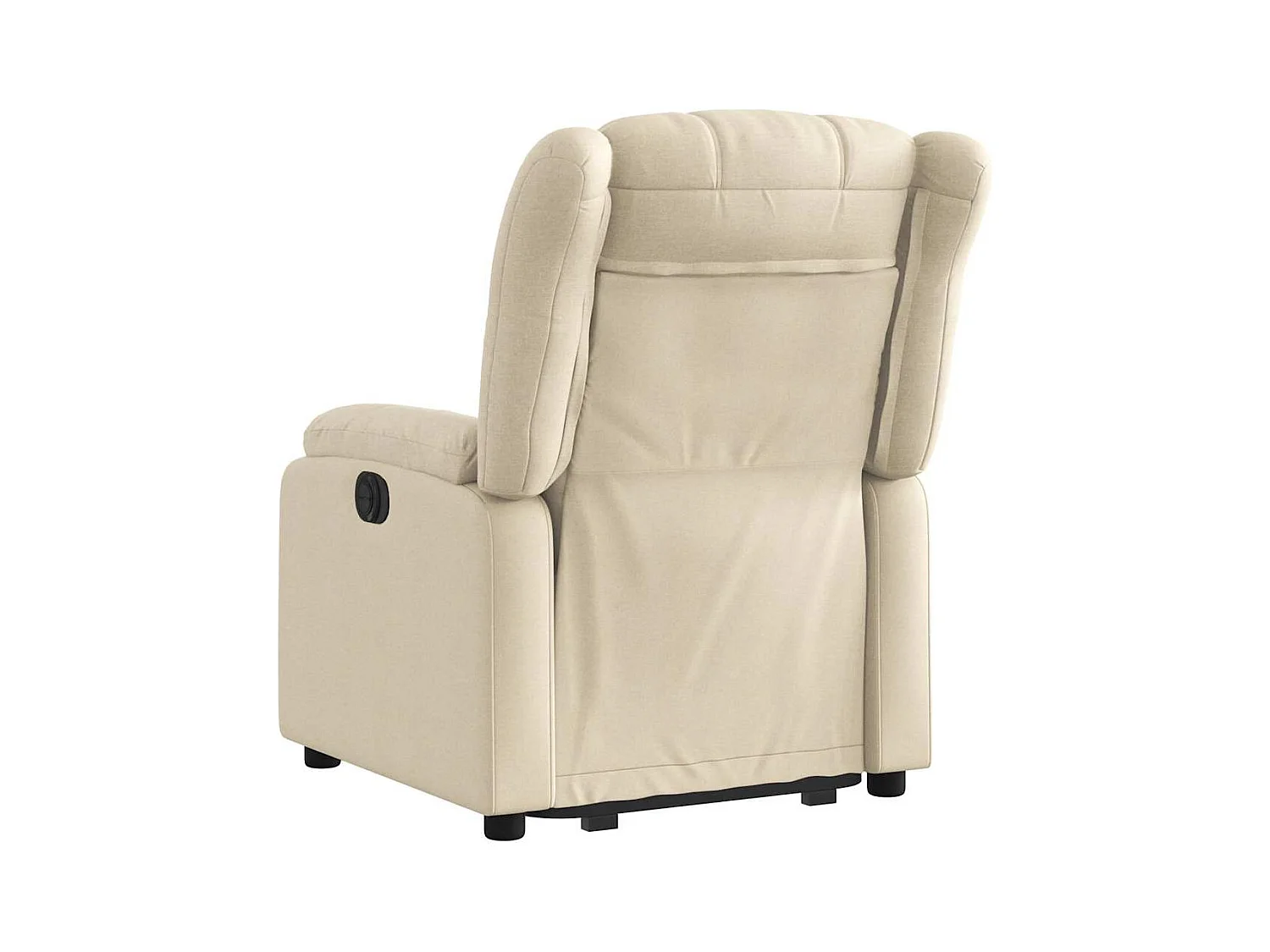 Fauteuil inclinable-Chaise de relax-Fauteuil salon Crème Tissu SHL1428