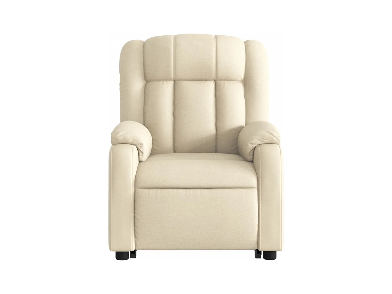 Fauteuil inclinable-Chaise de relax-Fauteuil salon Crème Tissu SHL1428