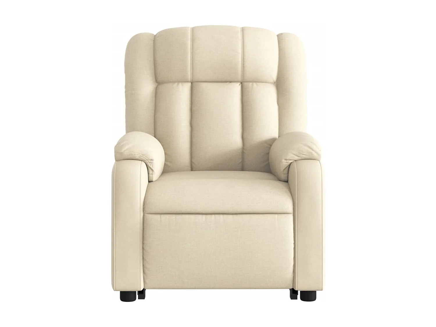 Fauteuil inclinable-Chaise de relax-Fauteuil salon Crème Tissu SHL1428