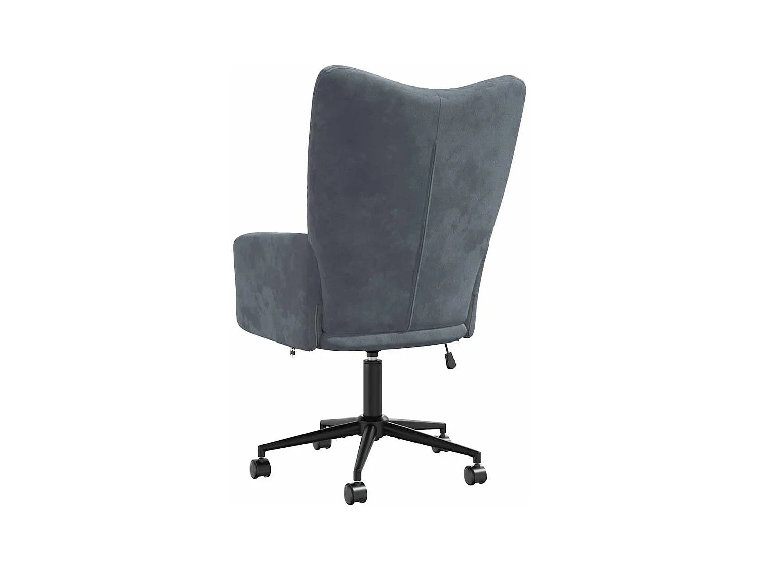 Sillón de relax | Silla de relax de terciopelo gris oscuro SHL9490
