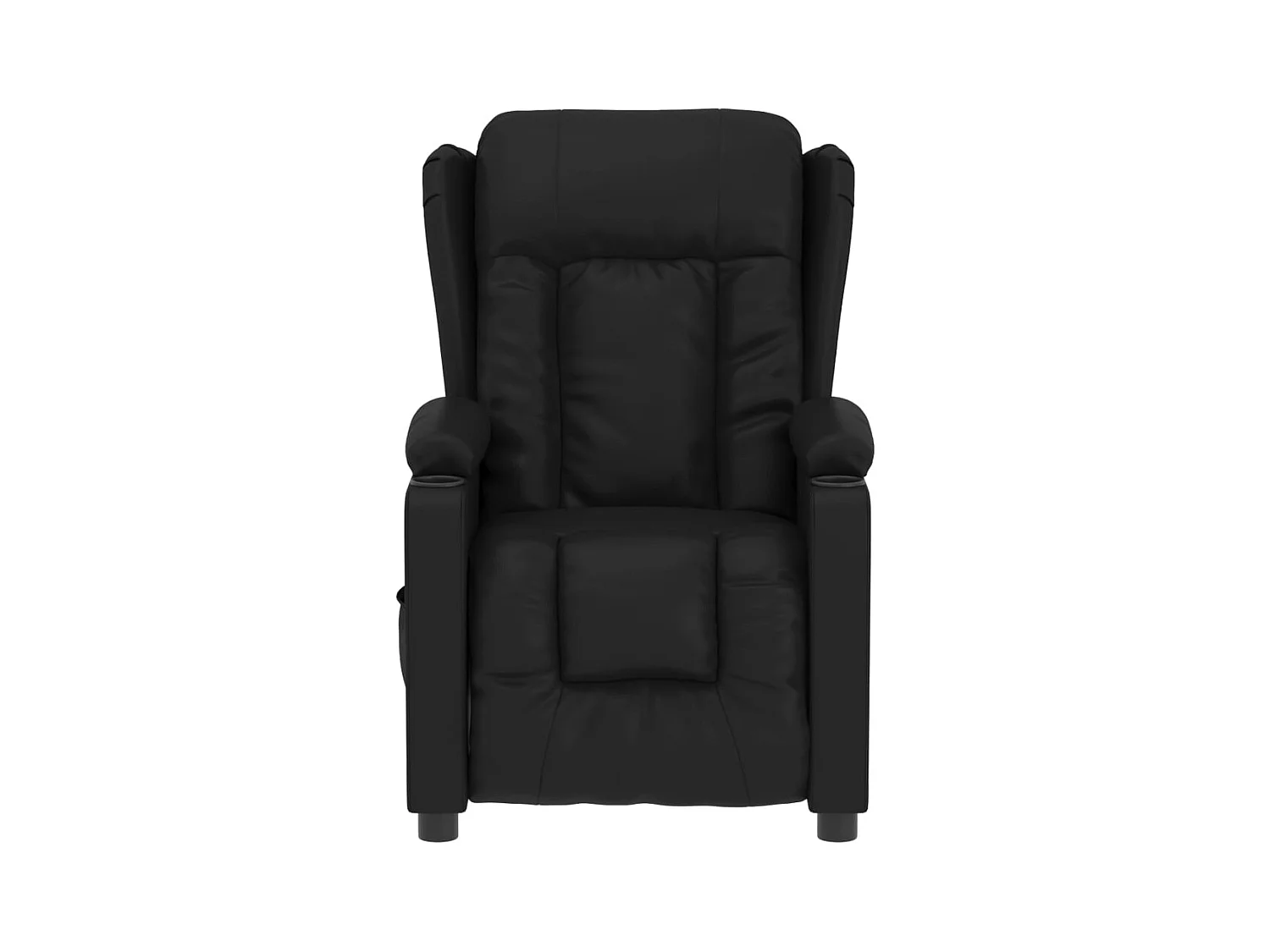 Sillón de relax | Silla | Sillón reclinable eléctrico de cuero sintético negro SHL9654