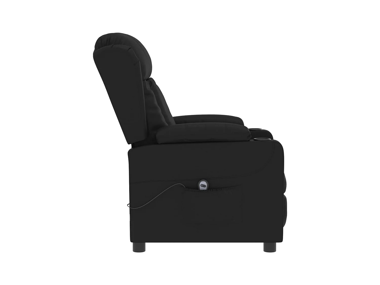 Sillón de relax | Silla | Sillón reclinable eléctrico de cuero sintético negro SHL9654