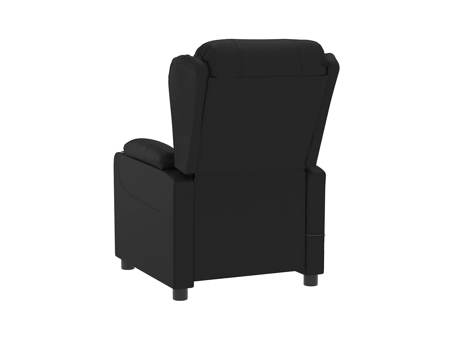 Sillón de relax | Silla | Sillón reclinable eléctrico de cuero sintético negro SHL9654