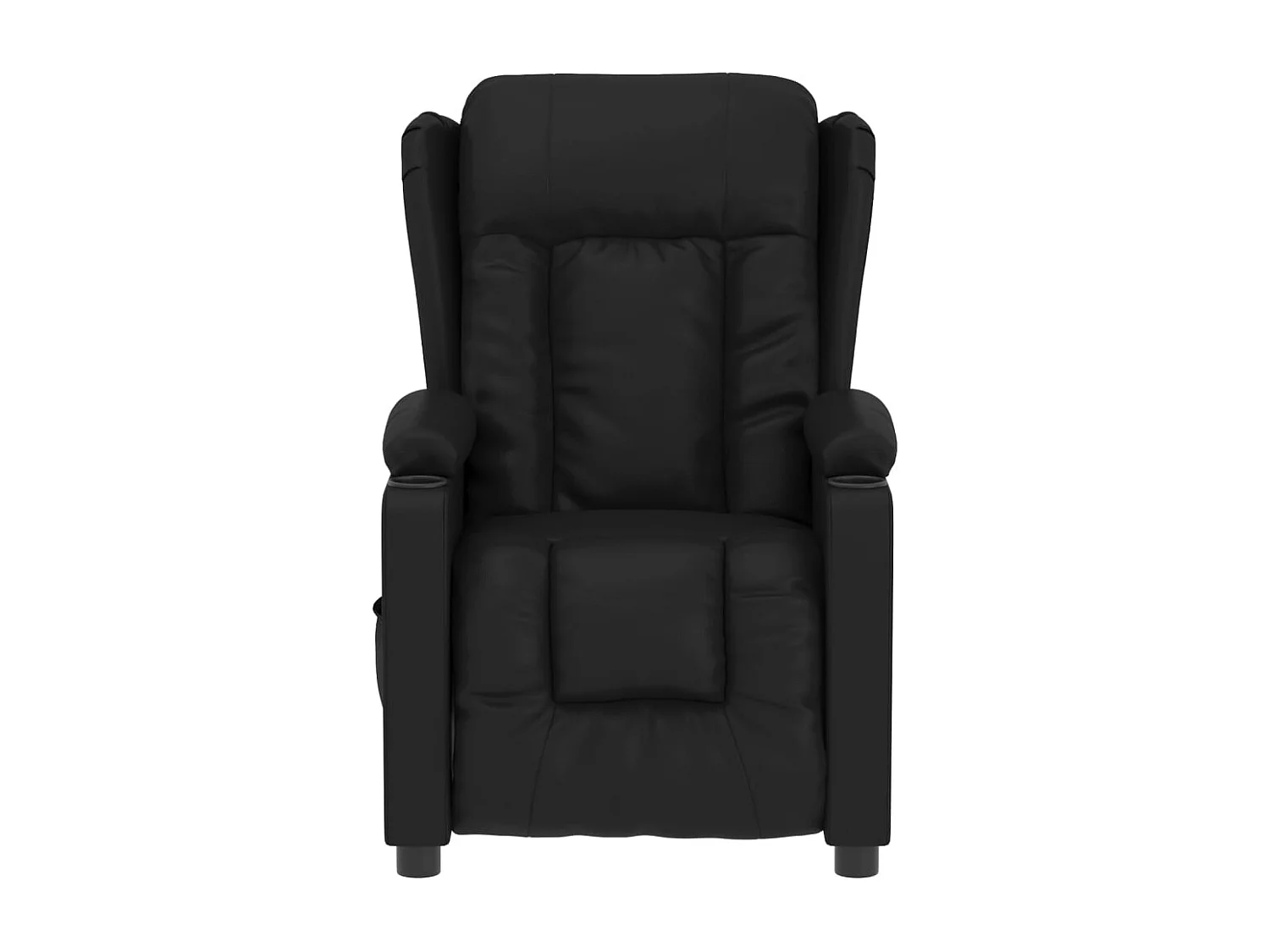 Sillón de relax | Silla | Sillón reclinable eléctrico de cuero sintético negro SHL9654