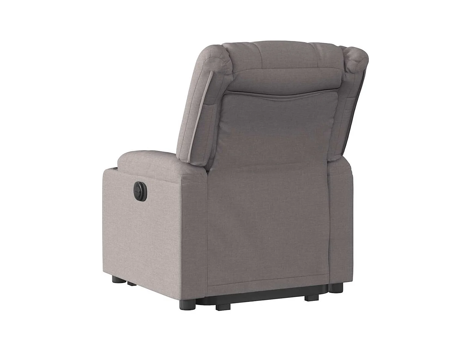 Silla de relax | Sillón eléctrico reclinable elevable de tela gris taupe SHL2288