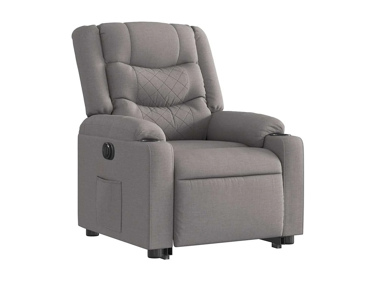 Fauteuil inclinable électrique-Chaise de relax-Fauteuil TV taupe tissu SHL1354