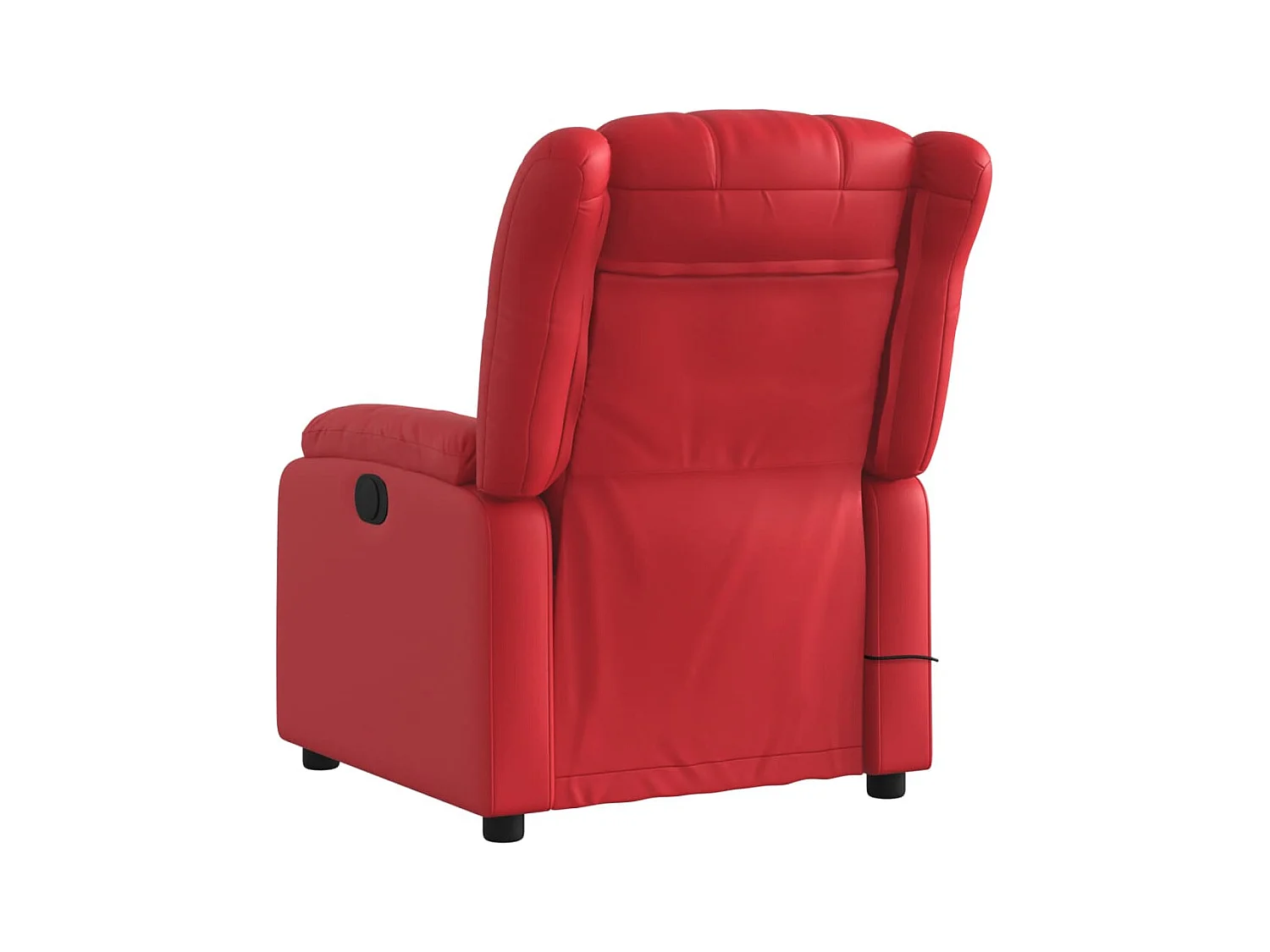 Sillón de salón | Silla | Sillón de masaje reclinable cuero sintético rojo SHL9877