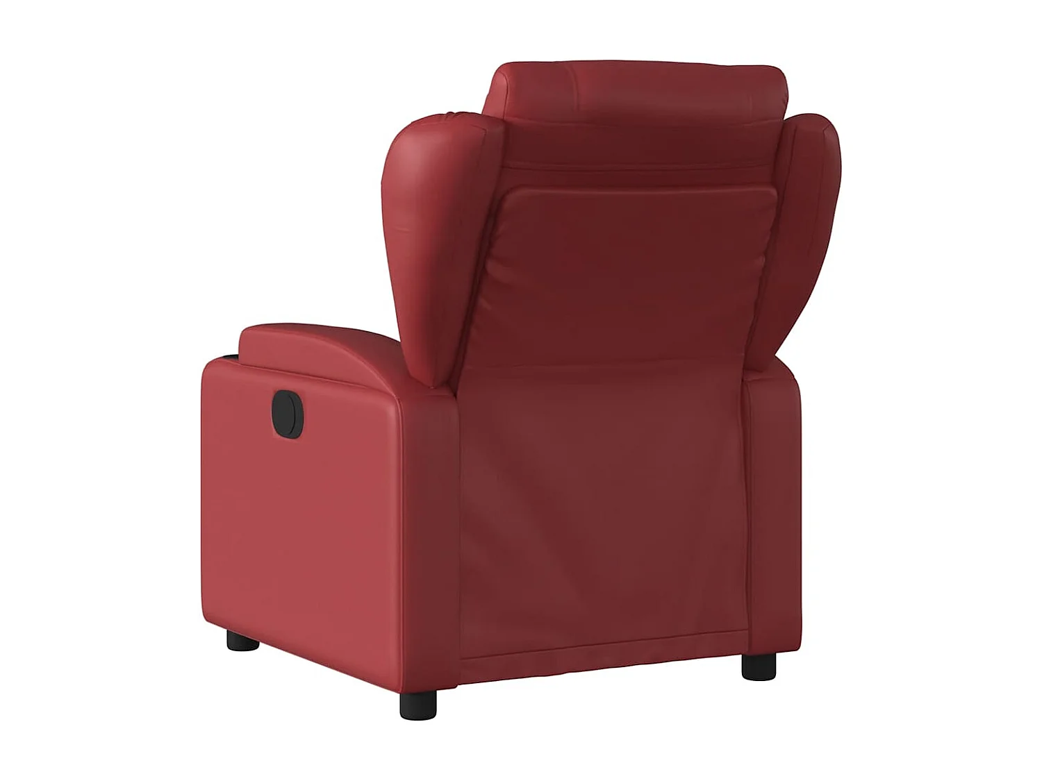 Massagesessel Elektrisch | Relaxsessel indoor Weinrot Kunstleder SHL70817