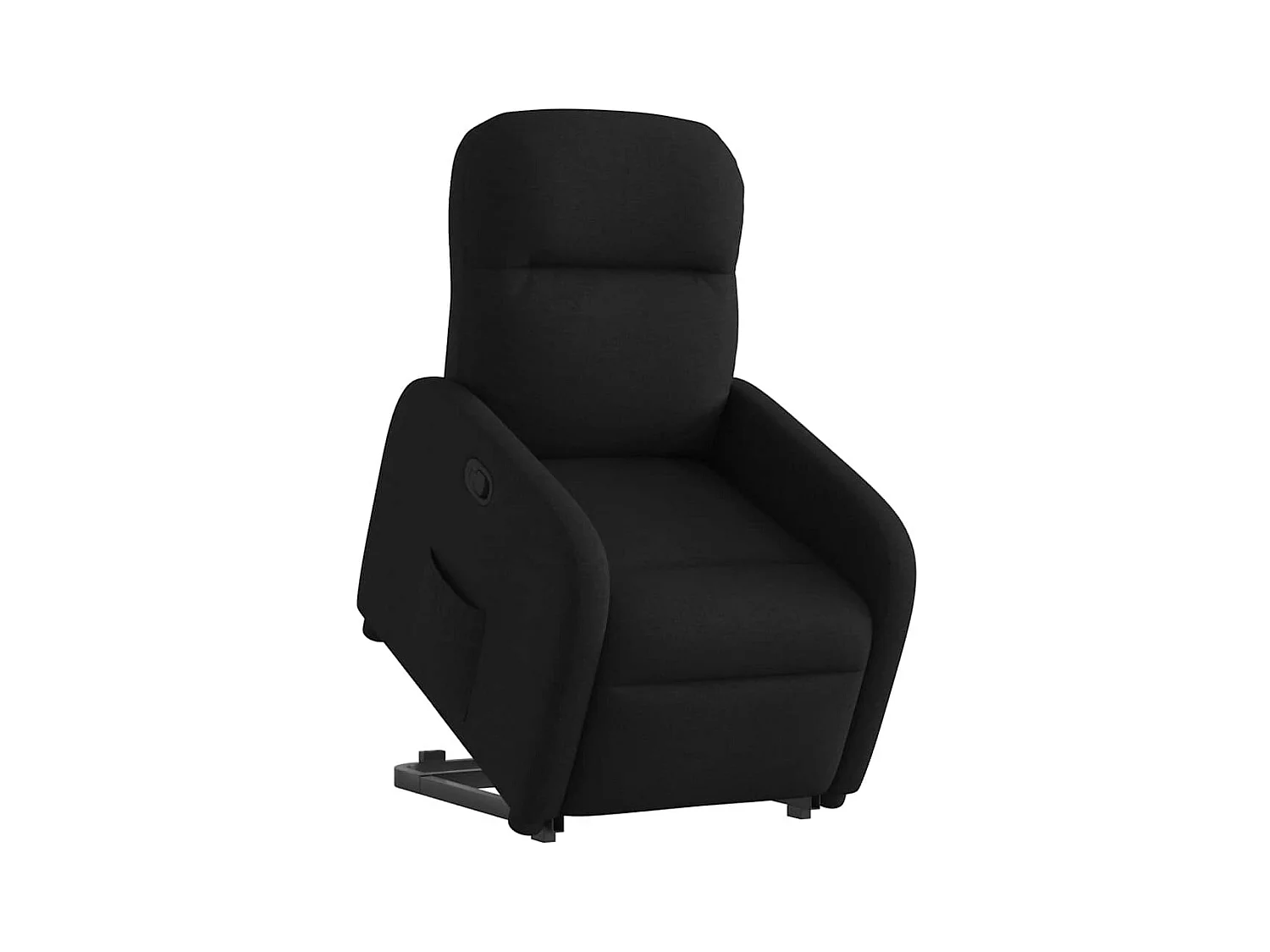 Sillón de relax | Silla | Sillón reclinable elevable tela negro SHL6645