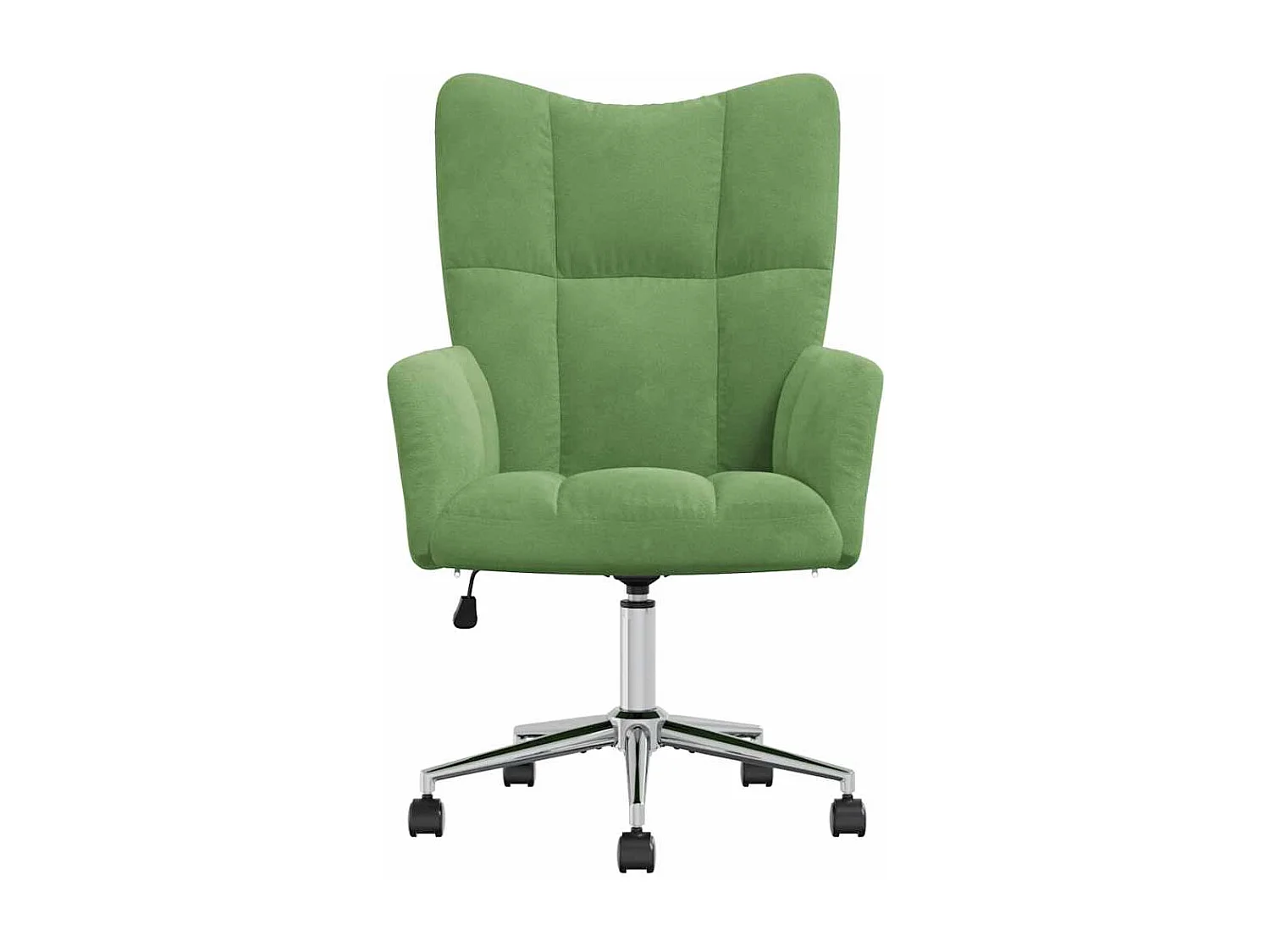 Chaise de relaxation-Fauteuil de bureau Vert clair Velours SHL3227
