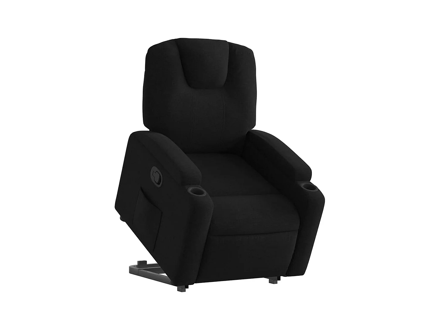 Sillón de relax | Silla | Sillón reclinable elevable tela negro SHL7062