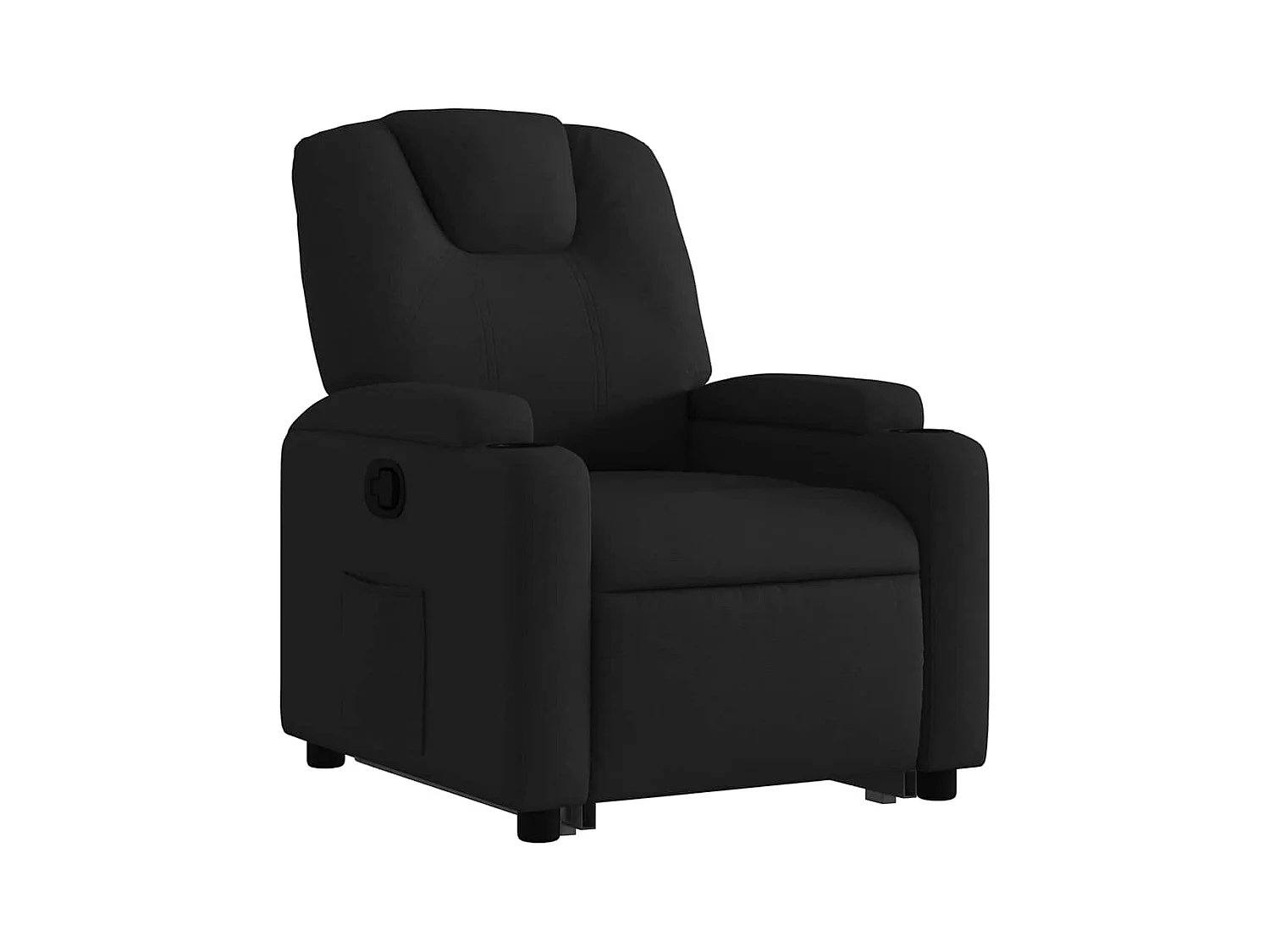 Sillón de relax | Silla | Sillón reclinable elevable tela negro SHL7062