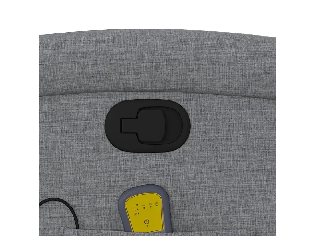 Relaxsessel | Massagesessel Hellgrau Stoff SHL86222