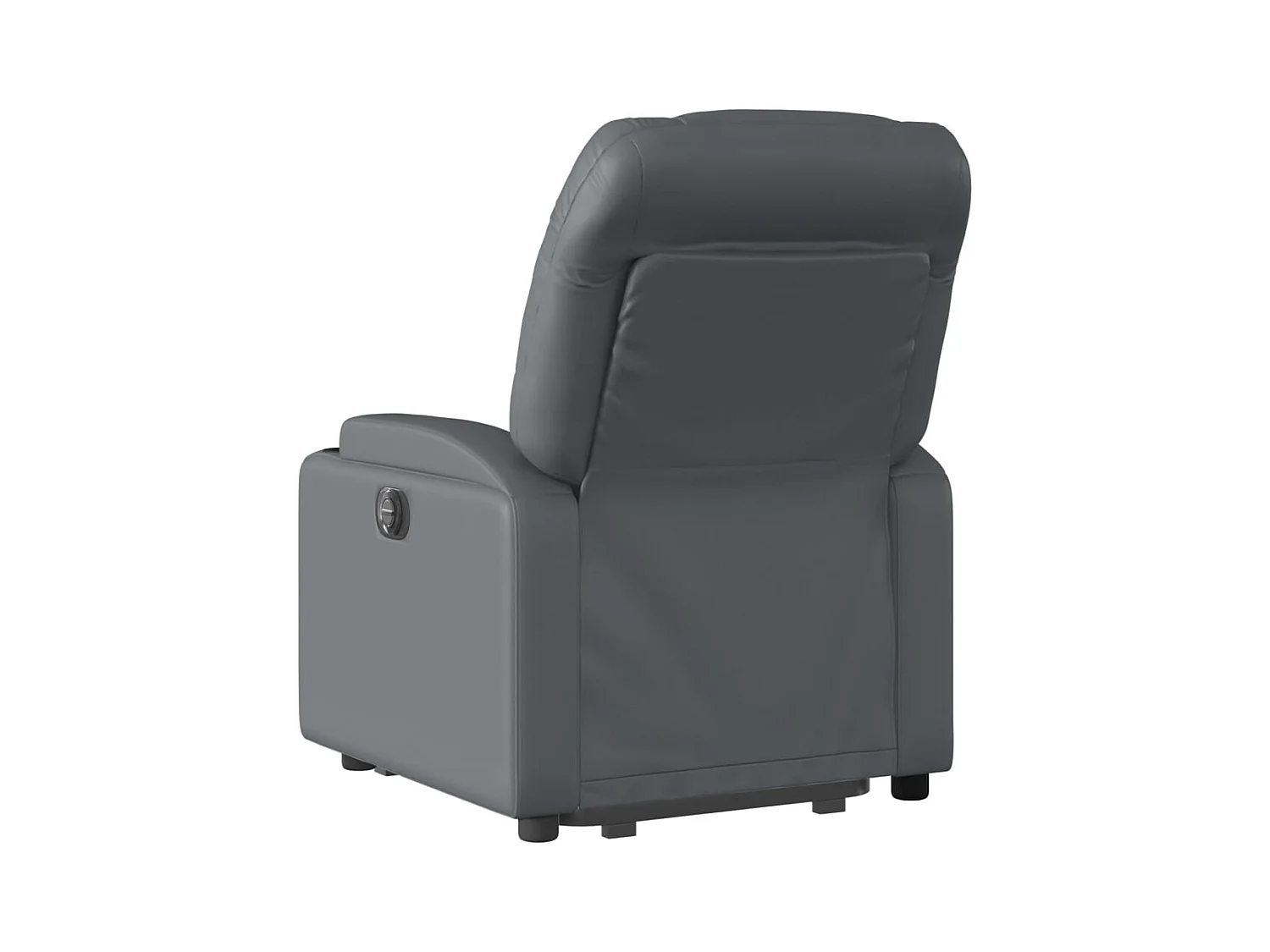 Fauteuil inclinable-Chaise de relax-Fauteuil salon Gris Similicuir SHL4374