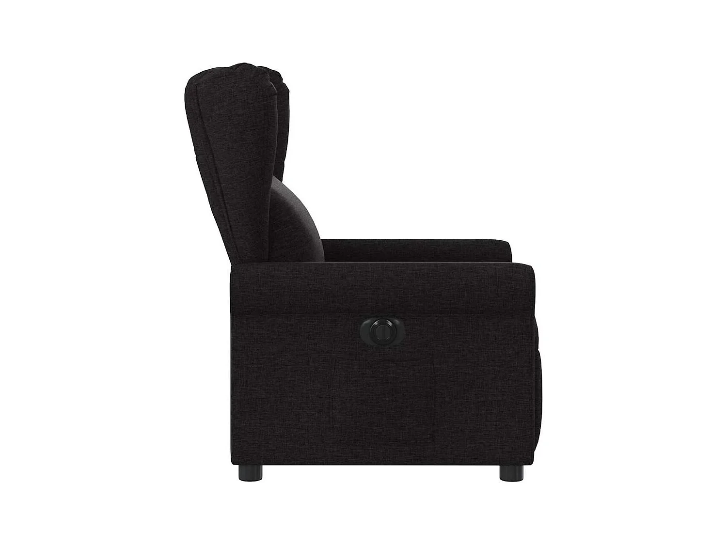 Fauteuil inclinable électrique-Chaise de relax-Fauteuil TV Noir Tissu SHL3739