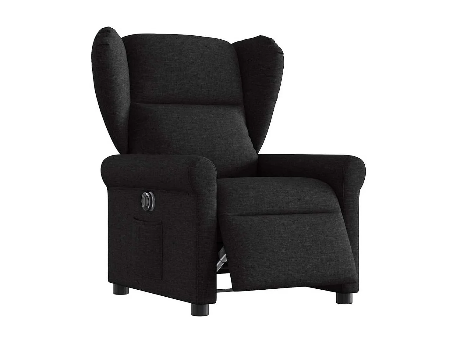 Fauteuil inclinable électrique-Chaise de relax-Fauteuil TV Noir Tissu SHL3739
