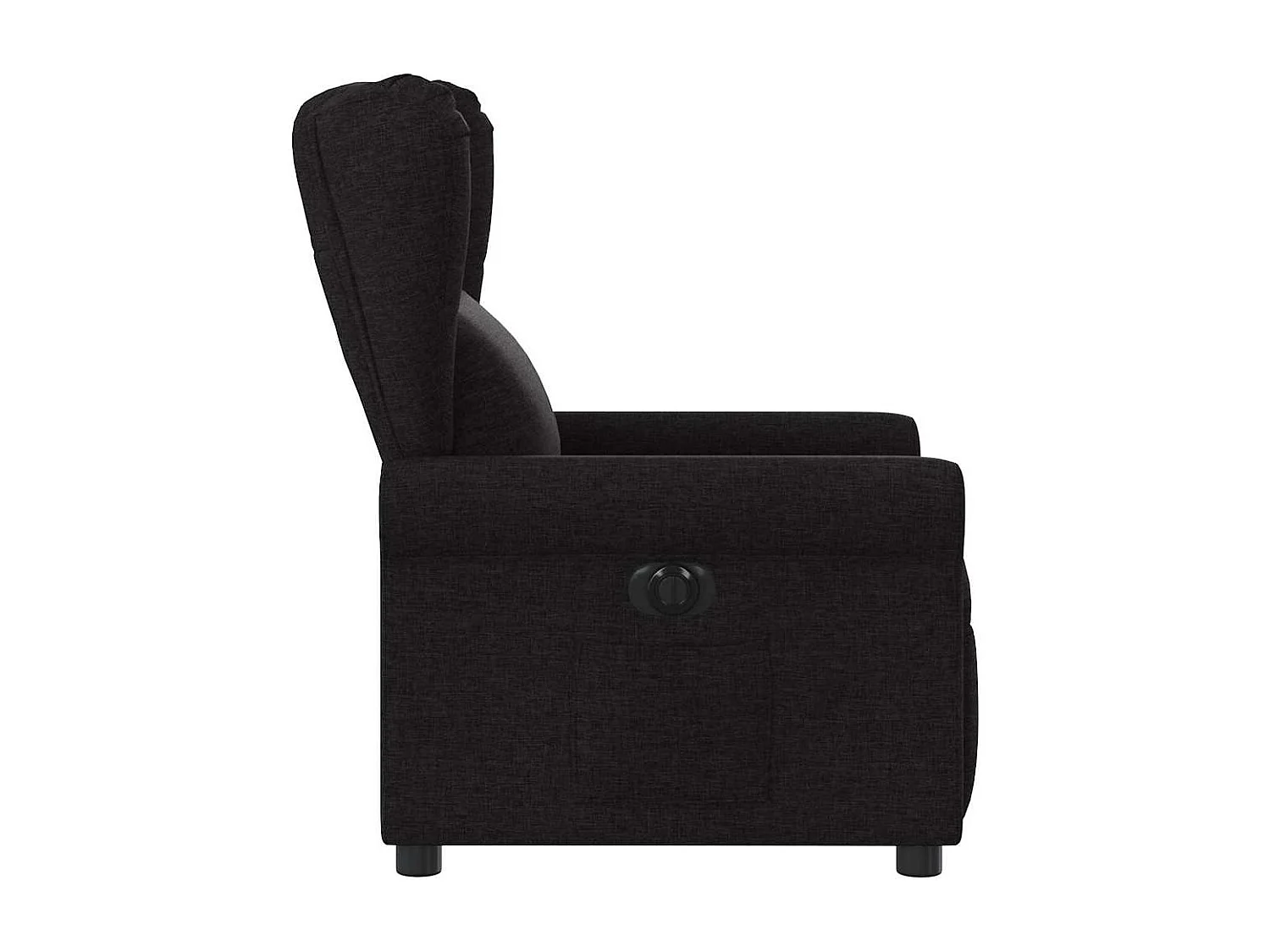 Fauteuil inclinable électrique-Chaise de relax-Fauteuil TV Noir Tissu SHL3739