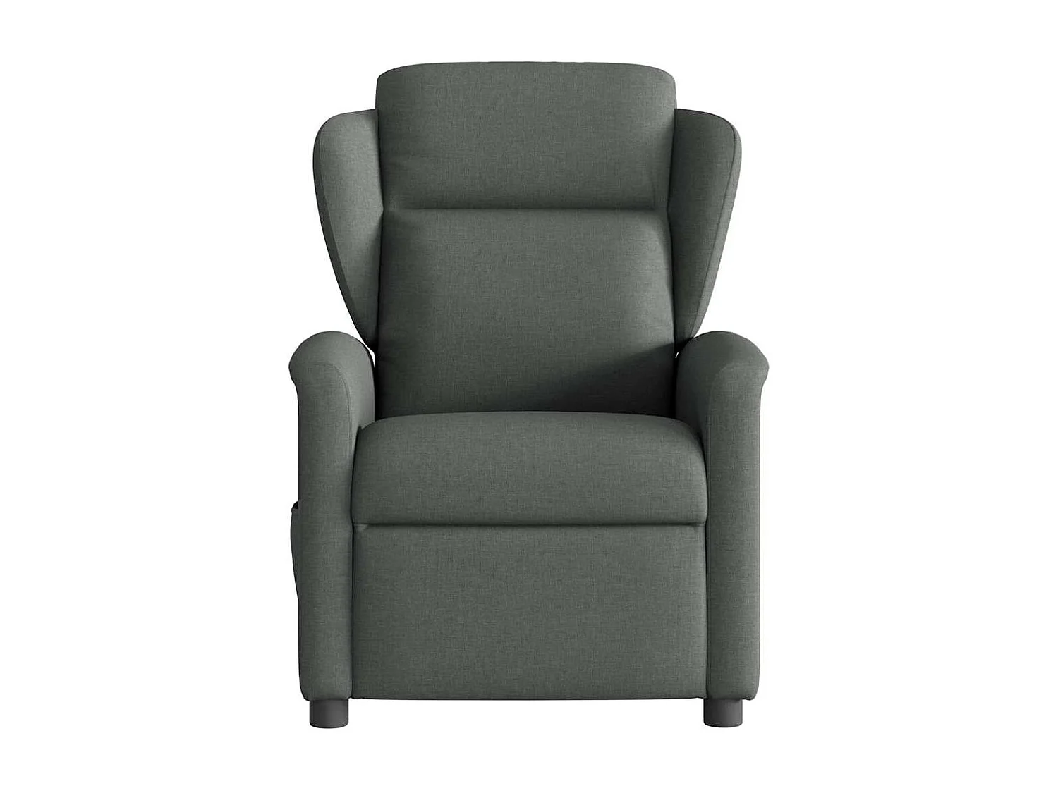 Fauteuil inclinable-Chaise de relax-Fauteuil TV Gris foncé Tissu SHL2968
