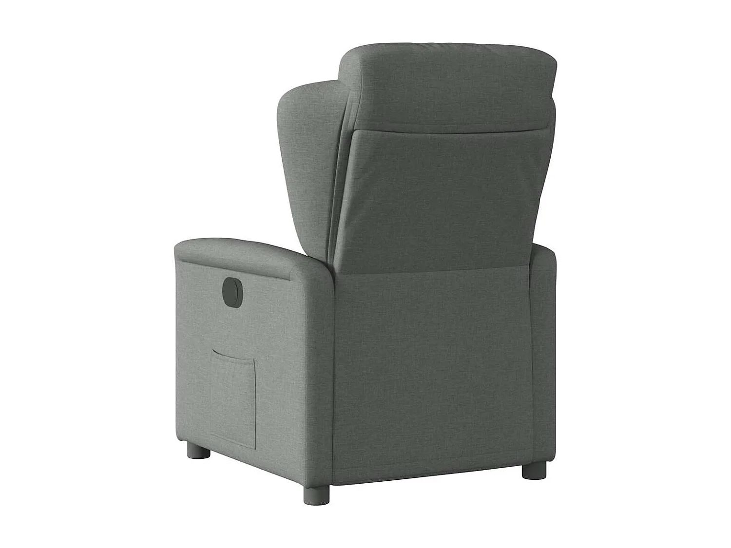 Fauteuil inclinable-Chaise de relax-Fauteuil TV Gris foncé Tissu SHL2968