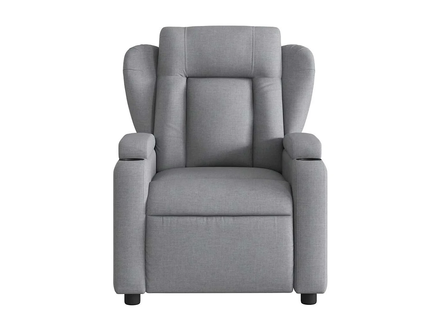 Fauteuil inclinable électrique-Chaise de relax-Fauteuil salon Gris clair Tissu SHL3688