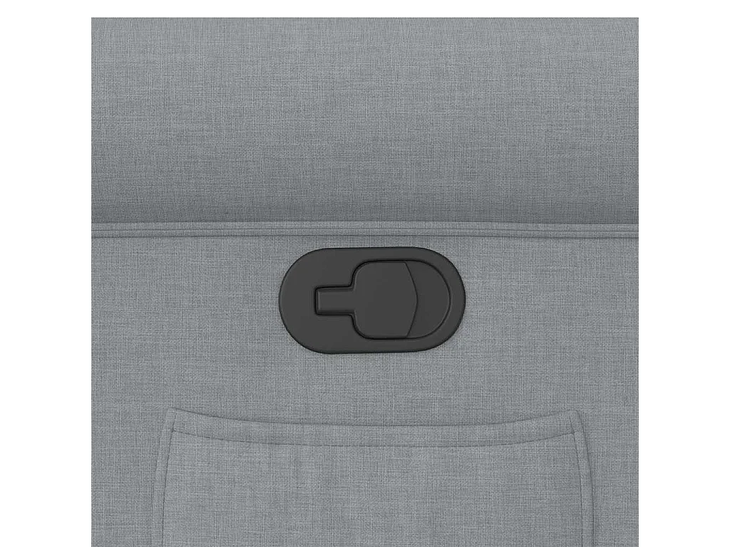 Sillón de relax | Sillón reclinable de tela gris claro SHL5067
