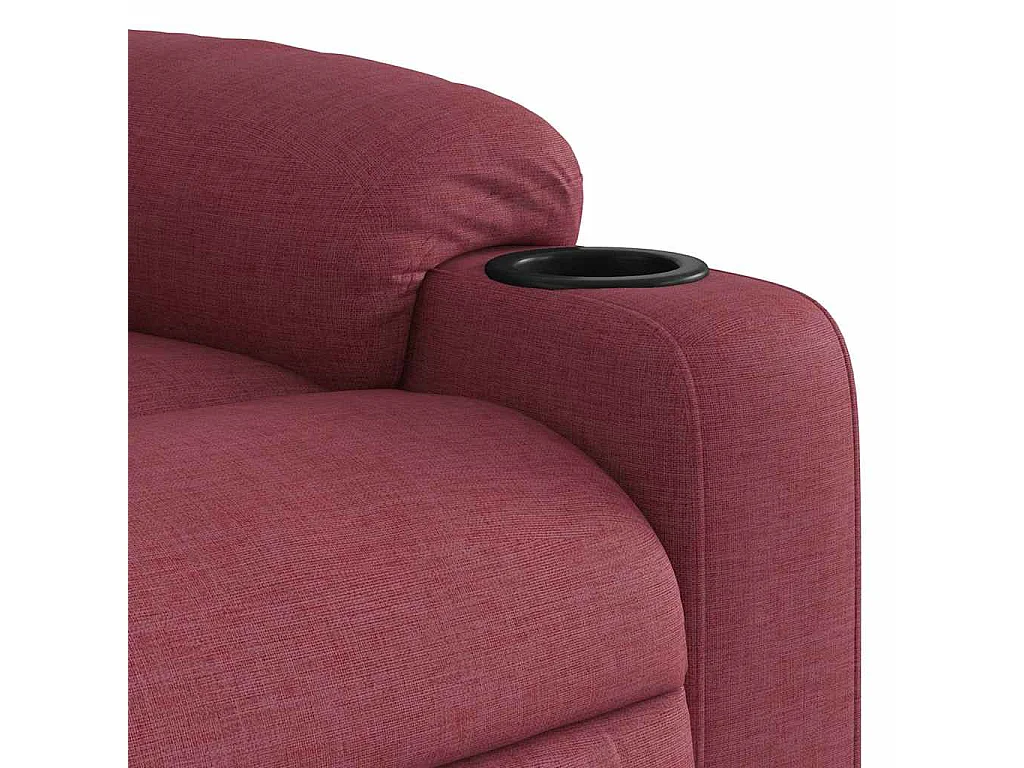Sillón de relax | Silla | Sillón reclinable de tela rojo tinto SHL3918