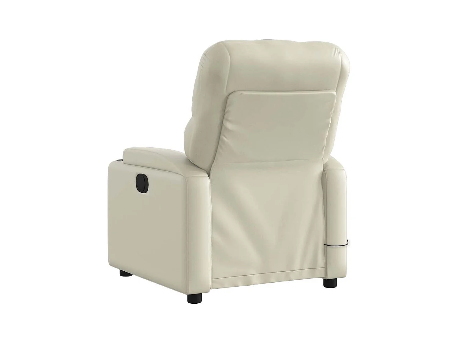 Sillón de salón | Silla | Sillón de masaje reclinable eléctrico cuero sintético crema SHL7020