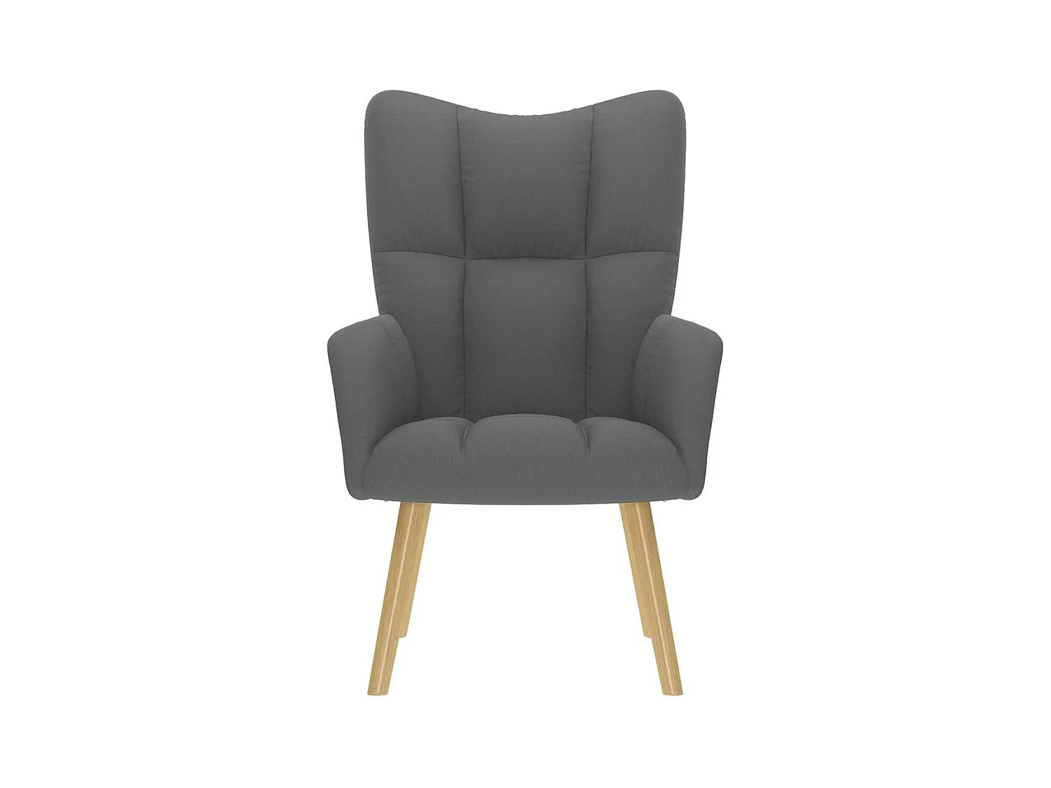 Sillón de relax | Silla de relax de tela gris oscuro SHL6139