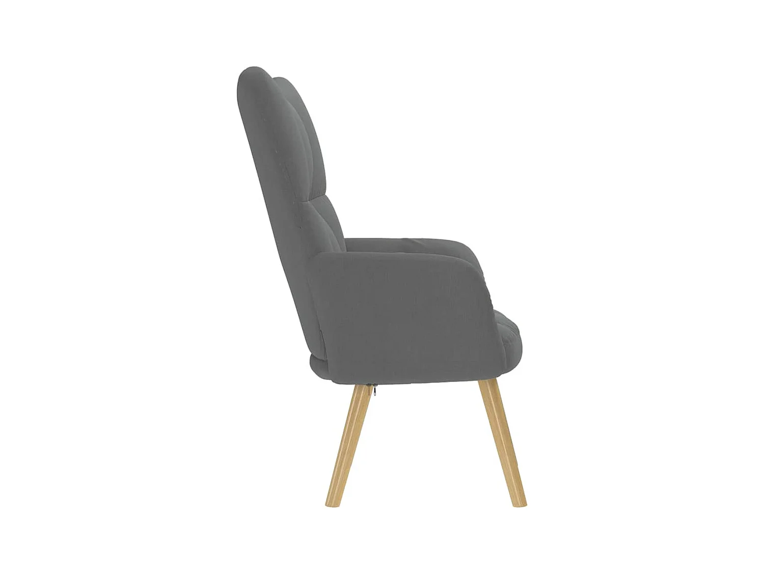 Sillón de relax | Silla de relax de tela gris oscuro SHL6139