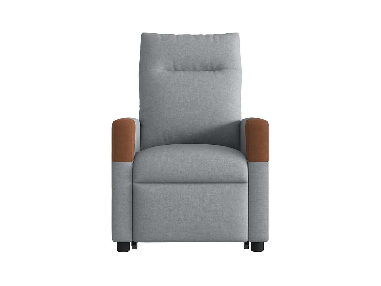 Sillón de salón | Silla | Sillón de masaje eléctrico reclinable elevable tela gris claro SHL2579