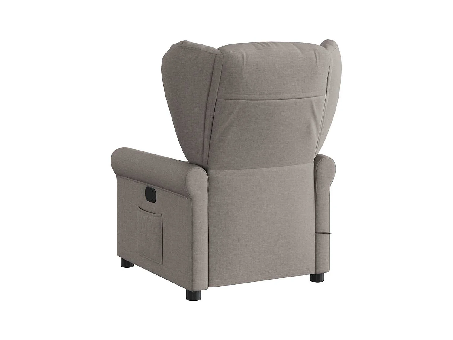 Sillón de salón | Silla | Sillón de masaje reclinable de tela gris taupé SHL4426