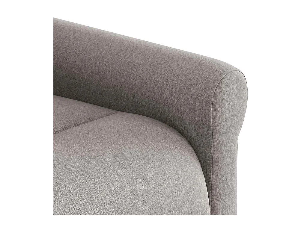 Sillón de salón | Silla | Sillón de masaje reclinable de tela gris taupé SHL4426