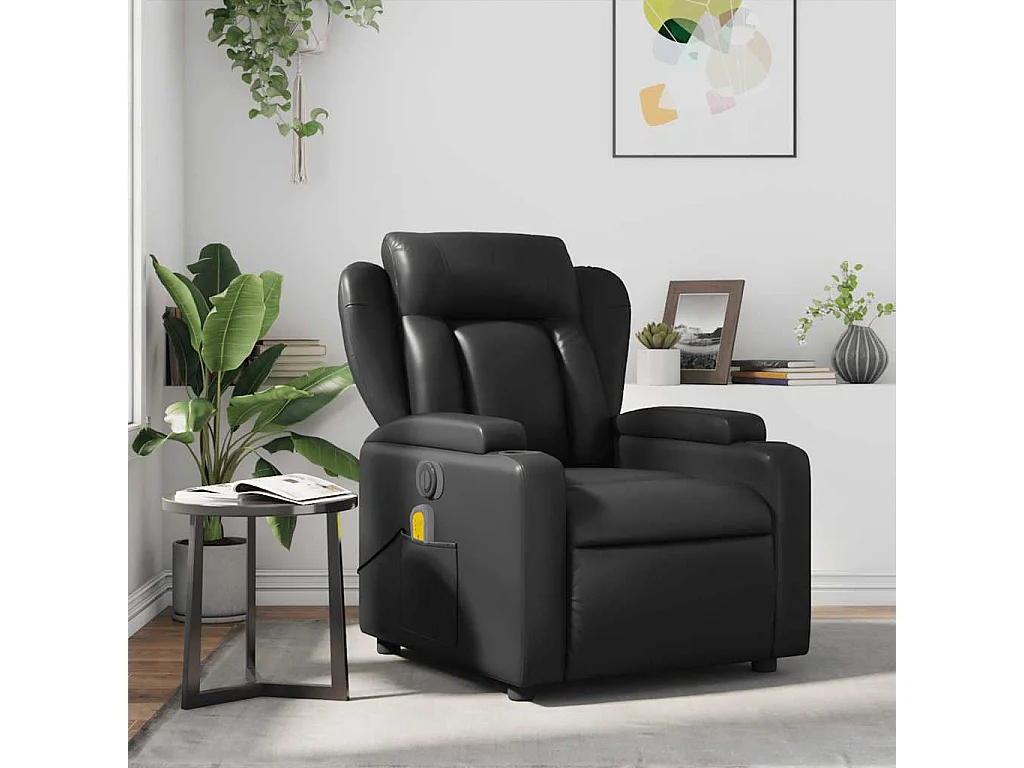 Relaxsessel | Massagesessel Schwarz Kunstleder SHL17227