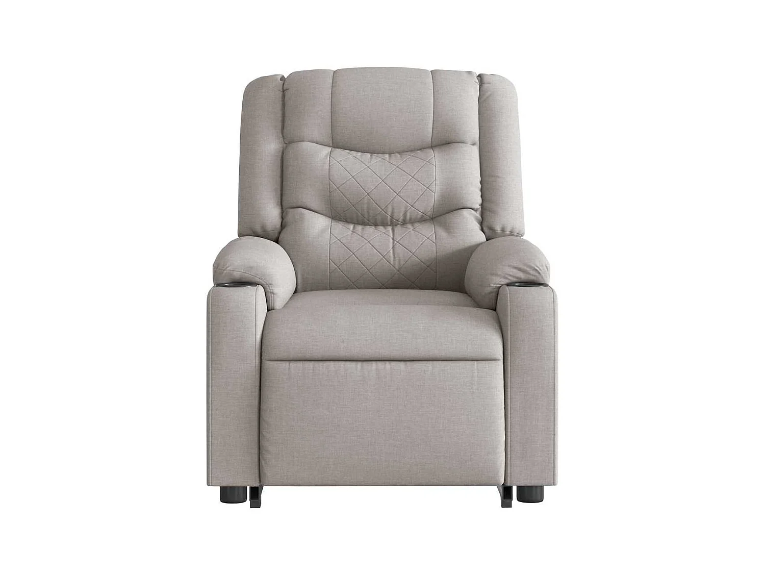 Silla de relax | Sillón eléctrico reclinable elevable de tela gris nube SHL4435