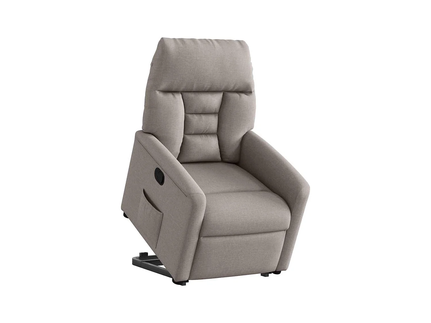 Sillón de relax | Silla | Sillón reclinable elevable tela gris taupe SHL3711