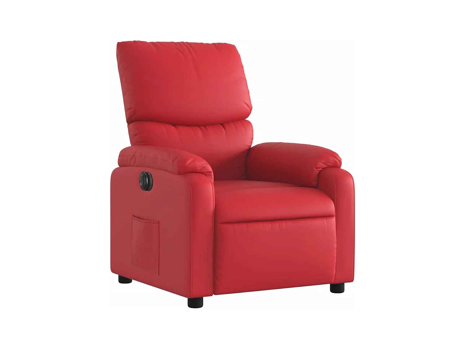Sillón de relax | Silla | Sillón reclinable eléctrico de cuero sintético rojo SHL3761