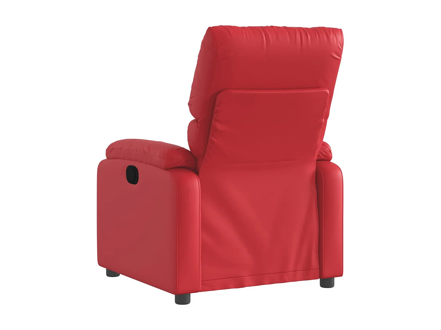 Relaxsessel Elektrisch | Lounge Sessel indoor Rot Kunstleder SHL37995